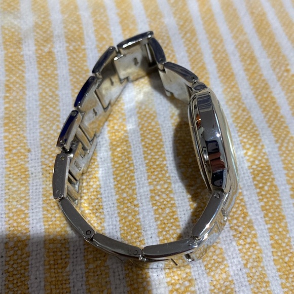 Gruen watch (Precision) with champagne color face and sapphire blue hands. EC - Picture 7 of 12